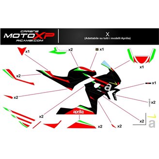 Sticker set compatible with Aprilia RS 660 2020 - 2022 - MXPKAD15049
