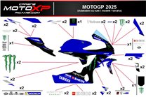 Kit de pegatinas compatible con Yamaha R1 2009 - 2014 - MXPKAD18423