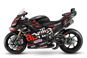 Lackierte Racing-Verkleidung Aprilia RSV4 2025-2026 + Tankabdeckung + Frontflügel - MXPCRV19517