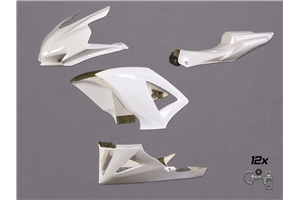 Suzuki Gsxr 600/750 2008 - 2010 fairings in 5 Pieces without front fender - MXPCRD5589