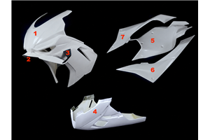 Carénages Aprilia RSV4 2025 - 2026 sans Pare-boue - MXPCRD19382
