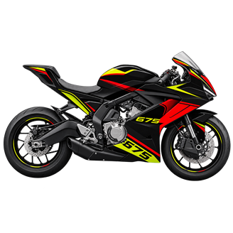 Lackierte Rennverkleidung CF Moto 675SR-R 2026 - MXPCRV19541