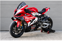 Lackierte Racing-Verkleidung für BMW M 1000 RR 2025–2026 + Tankabdeckung + Flügel Rechts und Links - MXPCRV19591