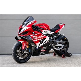 Lackierte Racing-Verkleidung für BMW M 1000 RR 2025–2026 + Tankabdeckung + Flügel Rechts und Links - MXPCRV19591