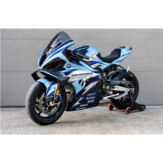 Lackierte Racing-Verkleidung für BMW M 1000 RR 2025–2026 + Tankabdeckung + Flügel Rechts und Links - MXPCRV19593