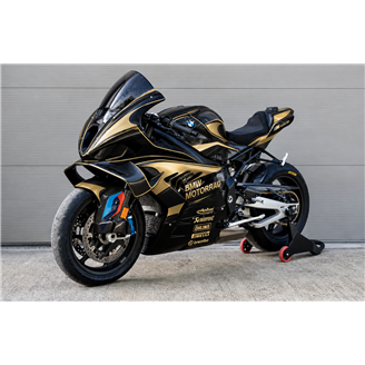 Lackierte Racing-Verkleidung für BMW M 1000 RR 2025–2026 + Tankabdeckung + Flügel Rechts und Links - MXPCRV19603