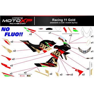 Kit de pegatinas compatible con Aprilia RSV4 2015 - 2020 - MXPKAD19606