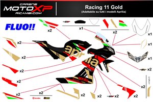 Kit Autocollants compatible avec Aprilia RSV4 2015 - 2020 - MXPKAD19607