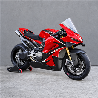 Carene Racing Verniciate Ducati Panigale V4 V4S 2025-2026 + alette - MXPCRV19743