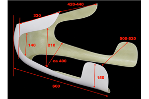 Half Fairing racing Laverda Cafè Race MXPVCR3672 