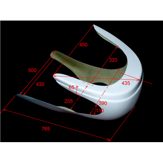 UNI Half Fairing 500-1000cc - e.g. Kawasaki Cafè Race MXPVCR3670 