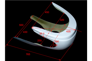 UNI Half Fairing 500-1000cc - e.g. Kawasaki Cafè Race MXPVCR3670 