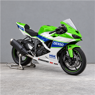 Carenage Racing Peint Kawasaki Zx6-R 2024-2026+Le cache-réservoir - MXPCRV19843