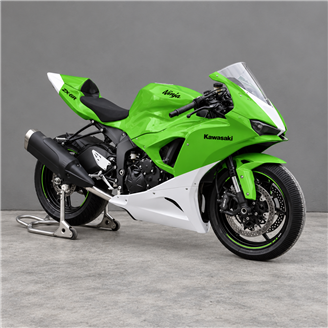 Lackierte Rennverkleidung Kawasaki Zx6-R 2024-2026 +Tankabdeckung - MXPCRV19845