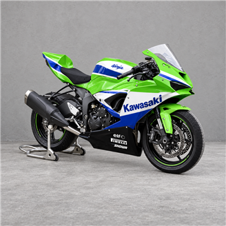 Carenage Racing Peint Kawasaki Zx6-R 2024-2026+Le cache-réservoir - MXPCRV19846