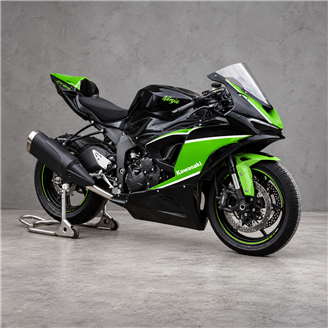 Carenage Racing Peint Kawasaki Zx6-R 2024-2026+Le cache-réservoir - MXPCRV19848