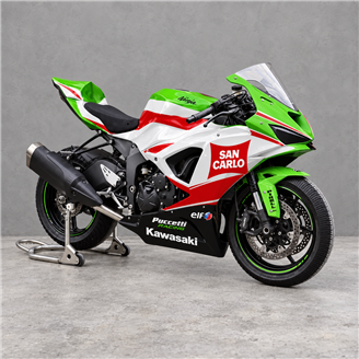 Carenage Racing Peint Kawasaki Zx6-R 2024-2026+Le cache-réservoir - MXPCRV19849