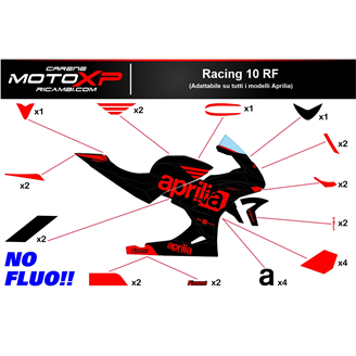 Sticker set compatible with Aprilia RSV4 2021 - 2023 - MXPKAD16496