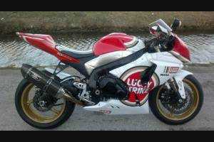 Lackierte Straße Verkleidung auf ABS kompatibel mit Suzuki Gsxr 1000 2009 - 2016 - MXPCAV3268