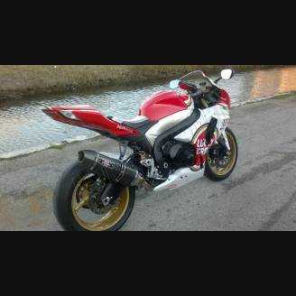 Lackierte Straße Verkleidung auf ABS kompatibel mit Suzuki Gsxr 1000 2009 - 2016 - MXPCAV3268
