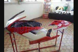 Lackierte Straße Verkleidung auf ABS kompatibel mit Ducati 848 1098 1198 - MXPCAV3420