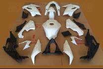 Aprilia RS 125 2006 - 2010 Complete and unpainted fairings with front fender - MXPCAD3512