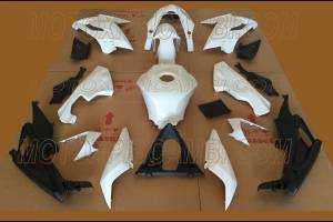 Carenados abs Aprilia RS 125 2006 - 2010 completo con guardabarros da barnizar - MXPCAD3512