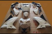 Aprilia RS 125 2006 - 2010 Complete and unpainted fairings with front fender - MXPCAD3512 2