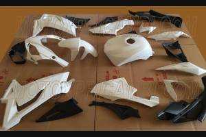 Carenados abs Aprilia RS 125 2006 - 2010 completo con guardabarros da barnizar - MXPCAD3512