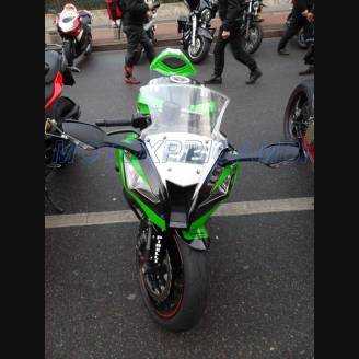 Painted street fairings in abs compatible with Kawasaki ZX10R 2011 - 2015 - MXPCAV3523