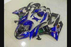 Carene stradali in abs verniciate compatibili con Kawasaki ZX6R 2009 - 2012 - MXPCAV3556