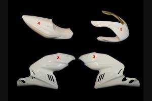 Ducati 750 900 SS 1998 2003 race Fairings without Front Fender - MXPCRD3589
