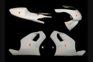 Carénages Aprilia RS 125 1995 1998 sans Pare-boue Racing - MXPCRD3592