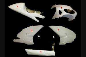 Aprilia RS 250 SP 1998 - 2002 Fairings without Front Fender for street use - MXPCRD3595