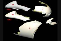 Yamaha TZ 250 02+ GP race Fairings without Front Fender - MXPCRD3639