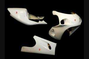 Kawasaki Zx7R 1996 2005 race Fairings without Front Fender - MXPCRD3650