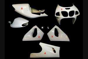 Kawasaki Zx7R 1996 2005 Fairings without Front Fender for street use - MXPCRD3651