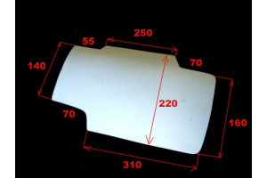 Rear mudguard - MXPVCR3664