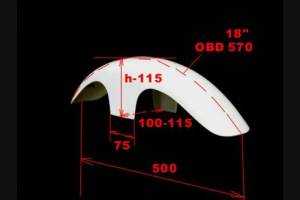 Front mudguard - MXPVCR4192