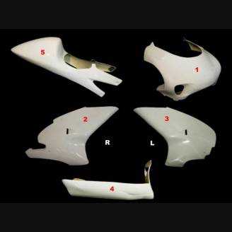 Aprilia RS 250 SP 1998 - 2002 race Fairings without Front Fender - MXPCRD3596