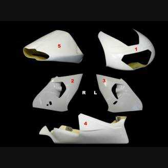 Aprilia RSV 1000 1998 - 2000 Fairings without Front Fender for street use - MXPCRD3597