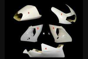Verkleidungen Aprilia RSV 1000 2001 - 2003 ohne Kotflugel Strasse - MXPCRD3599