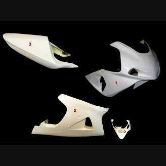Suzuki GsxR 1000 2001 2002 race Fairings without Front Fender - MXPCRD3606