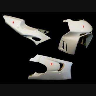Honda CBR 600 F 1997 1998 raceFairings without Front Fender - MXPCRD3613