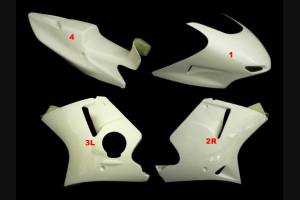 Honda CBR 1100 XX race Fairings without Front Fender- MXPCRD3621
