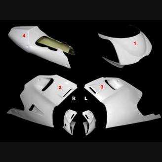 Yamaha TZR 250 1991 1995 race Fairings without Front Fender - MXPCRD3641