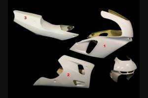 Kawasaki Z6R 1995 - 1997 Fairings without Front Fender - MXPCRD3646