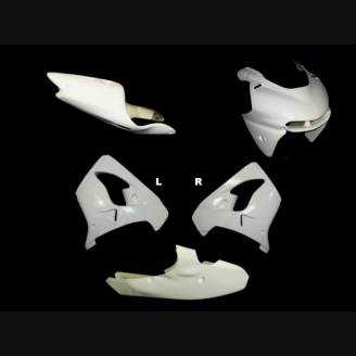Kawasaki Zx9R 2000 - 2003 race Fairings without Front Fender - MXPCRD3652