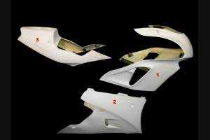 Kawasaki ZxR 750 1991 1992 race Fairings without Front Fender - MXPCRD3656