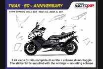 Kit Autocollants compatible avec Yamaha T Max 500 2008 - 2011 - MXPKAY4510